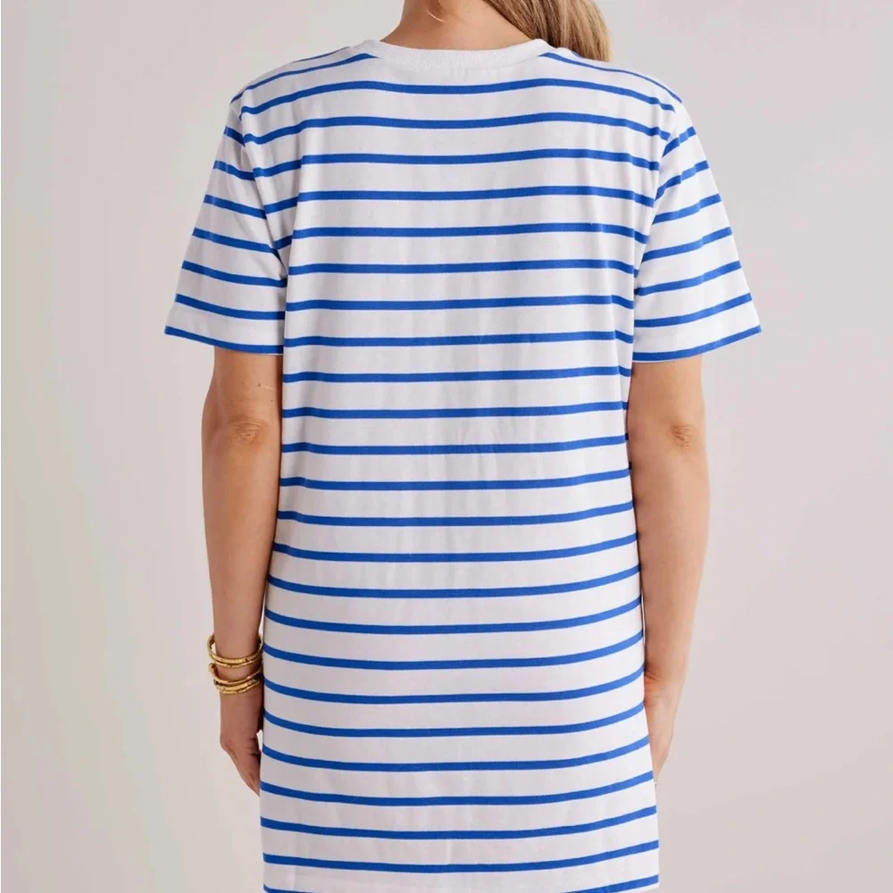 Avara Blue and White Striped Dress. XS - Picture 5 of 5